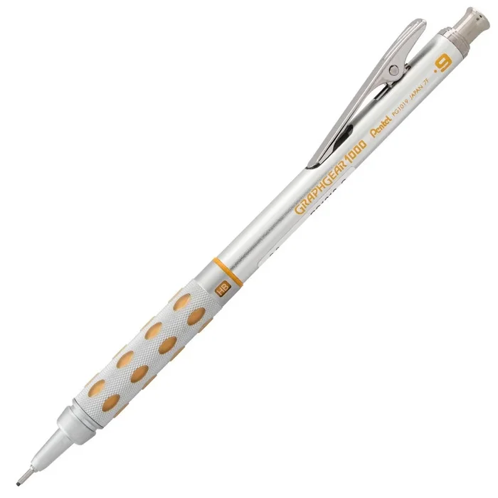 0.9Mm Graphgear 1000 Draftin Pencil Automatic Yellow Accents