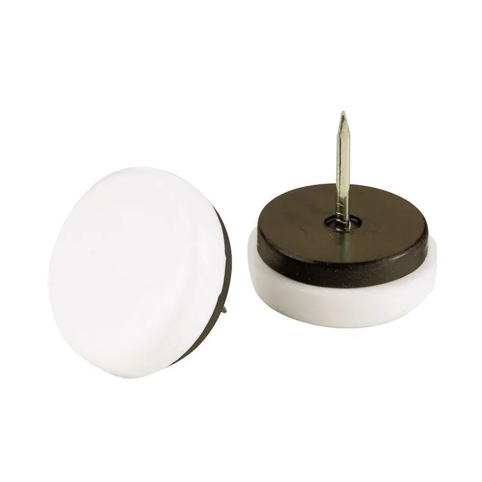 1-1/8 in. Nail-On Floor Protection Glides with Plastic Base (4 per Pack)