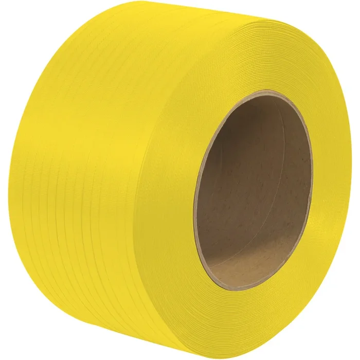 1/2″ x .020 250# (9×8) Polypropylene Strap 9,000 Feet YELLOW