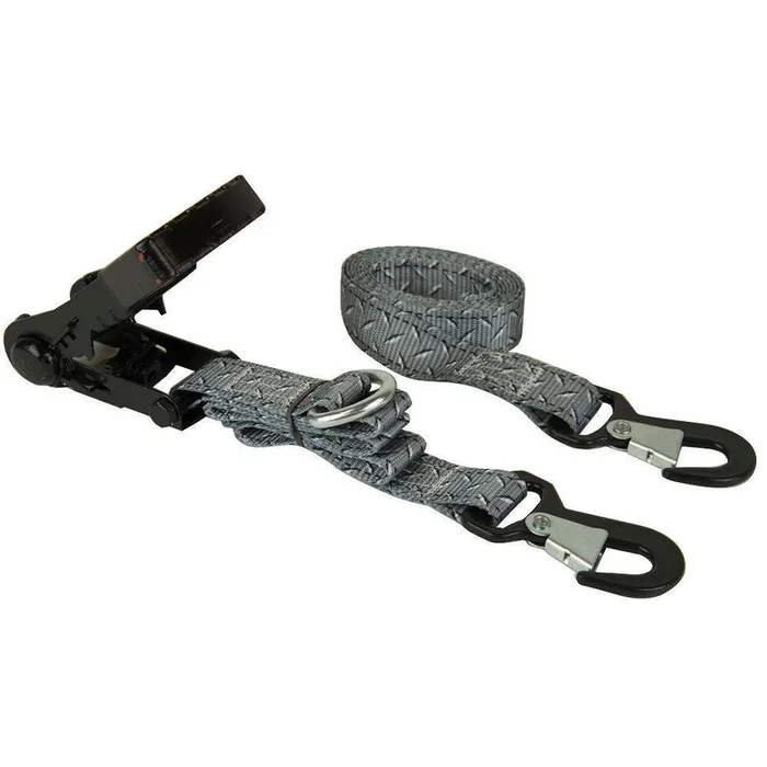 1.25 in. x 8 ft. Diamond Plate Ergo-Torque Ratchet Tie Down (2-Pack)