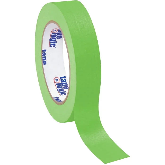 1″ x 60 Yard Light Green Masking Tape #3 36/Case