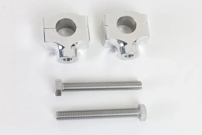 1 Handlebar Riser Set Chrome – V-Twin Mfg.