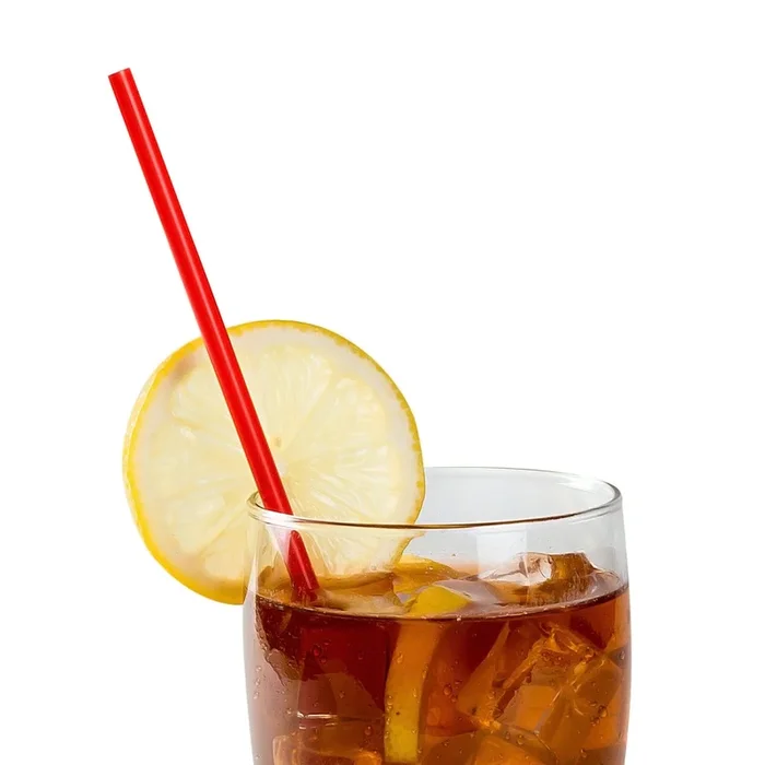 10.25″ Jumbo Red Paper Wrapped Straws, Case of 2,000