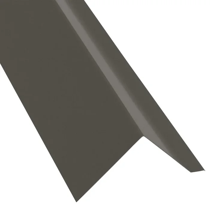 10 ft. 29-Gauge Galvalume EF3 Eave Flashing in Gray