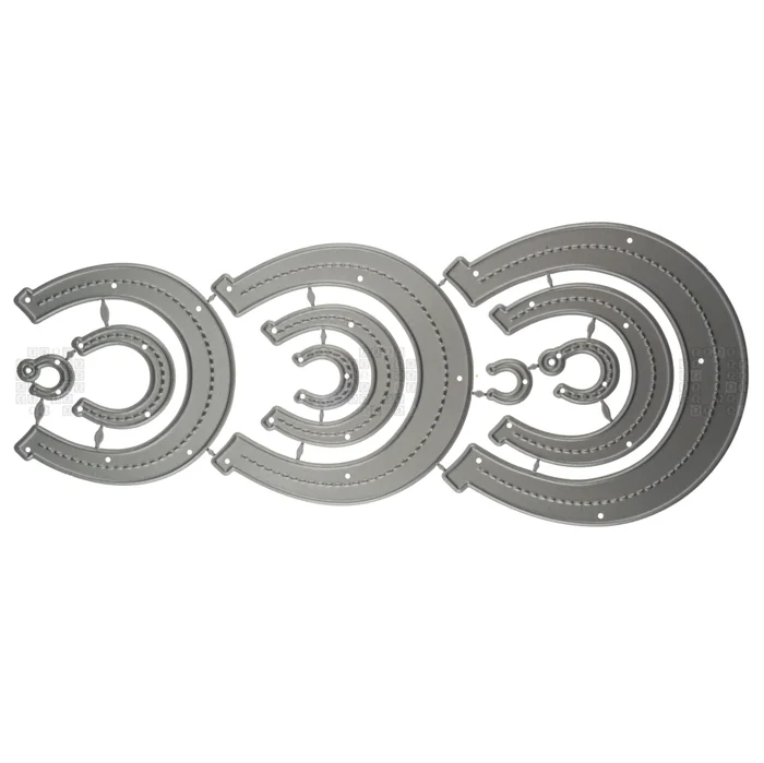 10-Piece Horseshoe Metal Cutting Die