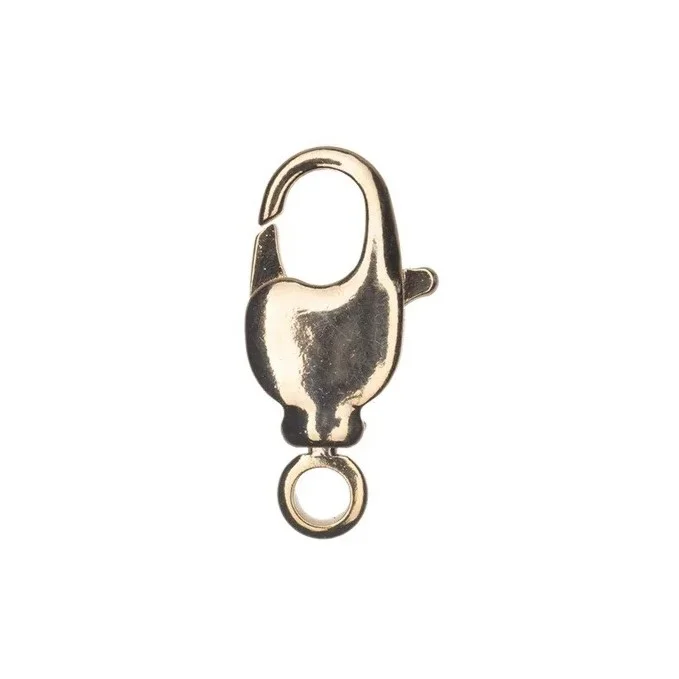 10 x 6mm Swivel Electroplated Lobster Claw – Gold