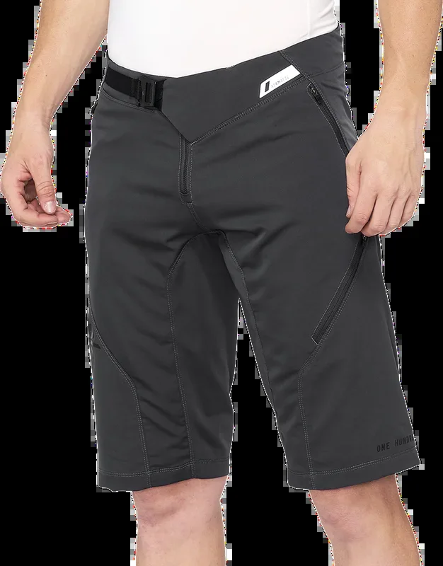 100% Airmatic Shorts – Charcoal – US 38 40021-00019