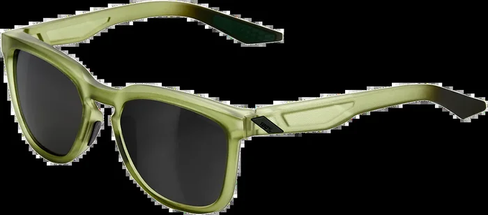 100% Hudson Sunglasses – Olive – Black Mirror 61028-296-61