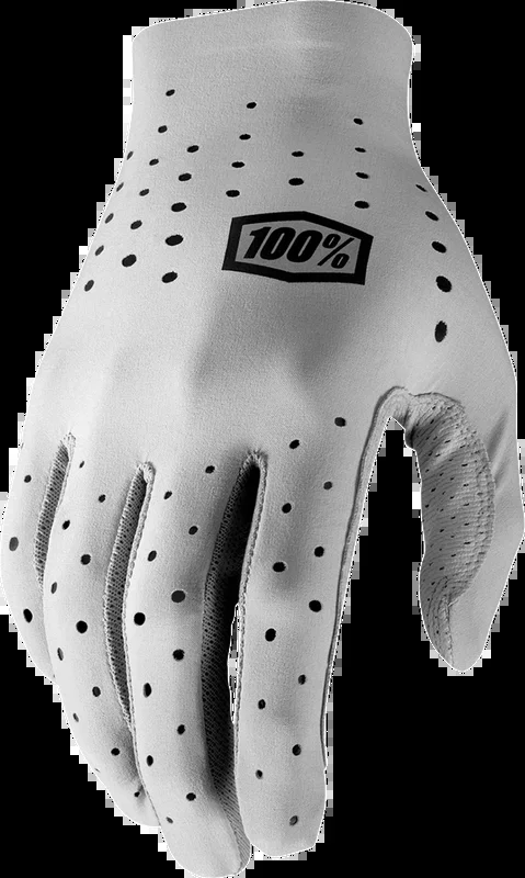 100% Sling MTB Gloves – Gray – Large 10019-00007