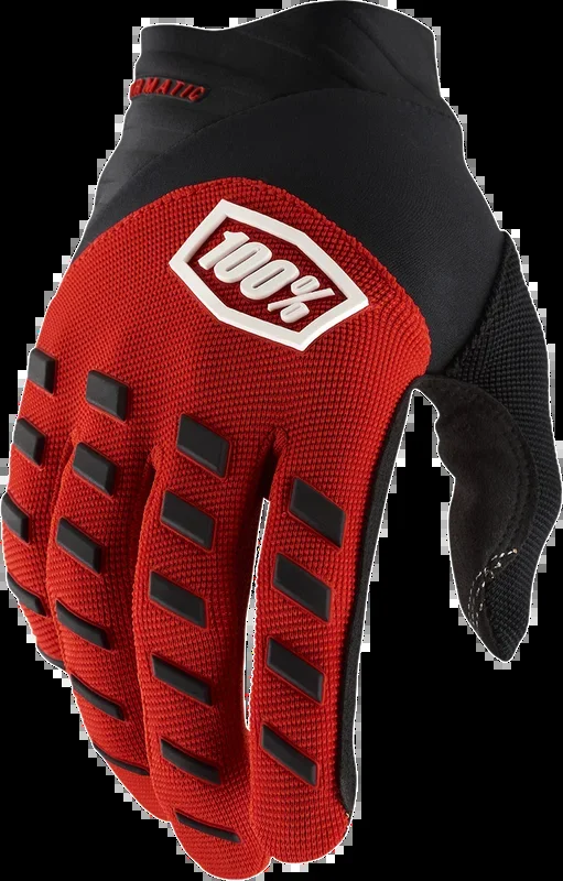 100% Youth Airmatic Gloves – Red/Black – Small 10001-00008