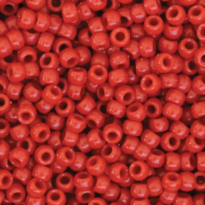 1000Ct Creativity Street Red Pony Beads