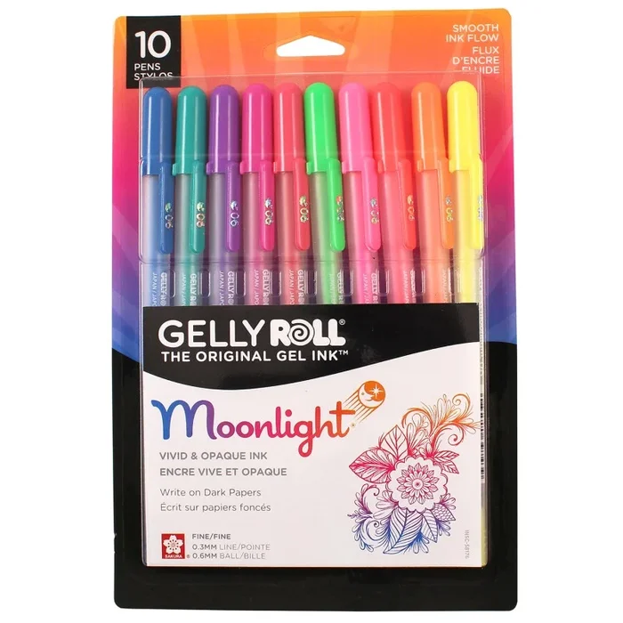10Ct Gelly Roll Fine Asst Moonlight