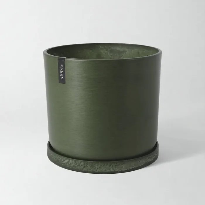 12” | 13″ | 16″ Signature Stone Planter Pot: 12″ Olive Sage Planter &