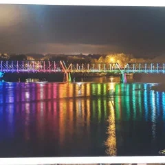 12×18 – Phoenix Park Bridge at Night