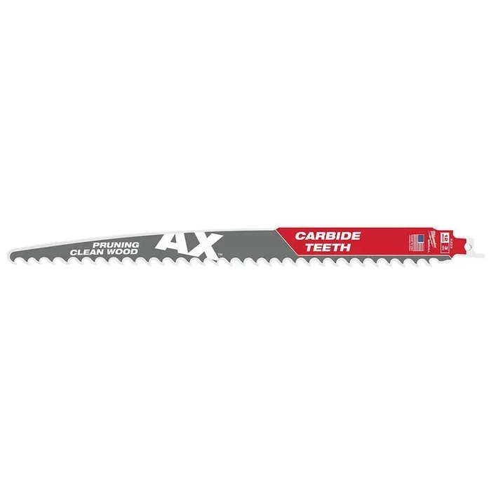 12 in. 3 TPI Pruning Carbide Teeth Wood Cutting SAWZALL Reciprocating Saw Blade