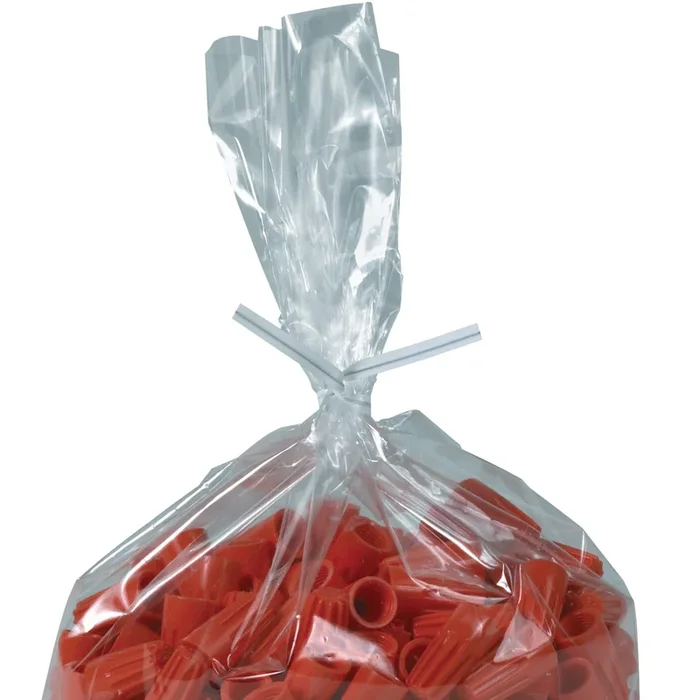 12 x 5/32 White Plastic Twist Ties 2000/Case