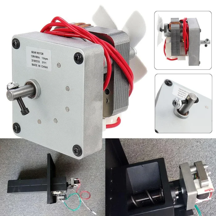 120v 60Hz Replacement Auger Motor For Pit Boss Electric Wood Pellet Smoker Grill