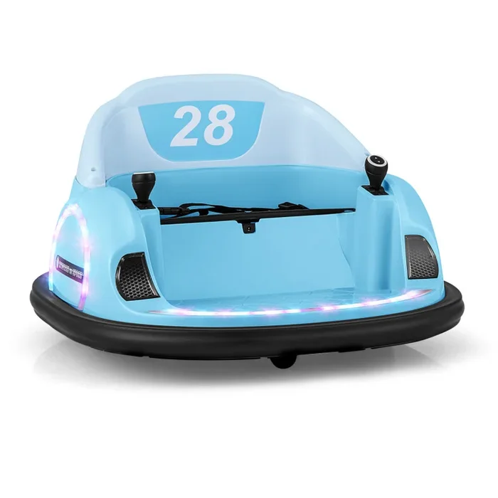 12V 360° Ride on Bumper Car for Toddlers with Remote Control
