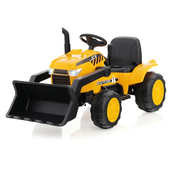 12V Kid’s Ride on Excavator Electric Construction Vehicle with Adjustable Digging Bucket