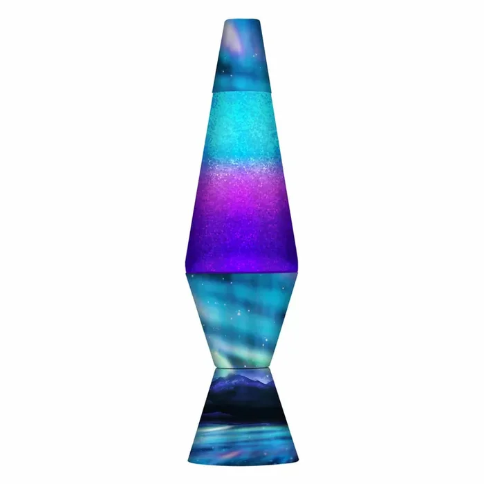 14.5″ Northern Lights Glitter Lava Lamp