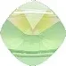 14mm Double Drilled Square Bead Peridot