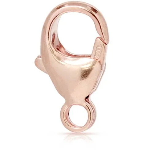 15mm Electroplated Lobster Clasp – Rose Gold Plated