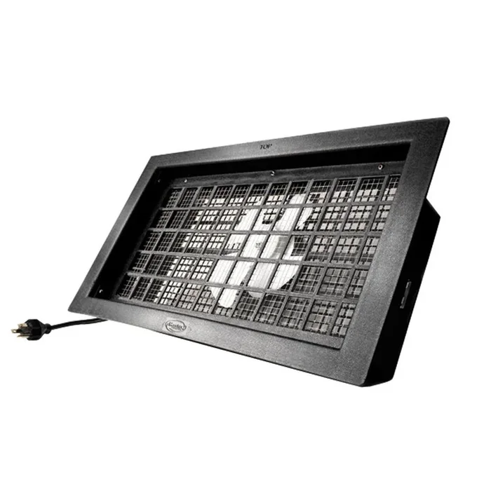 16 in. x 8 in. Resin Power Foundation Vent in Black