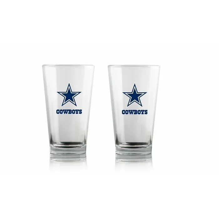 16 oz. Dallas Cowboys Pint Beer Glass (Set of 2)