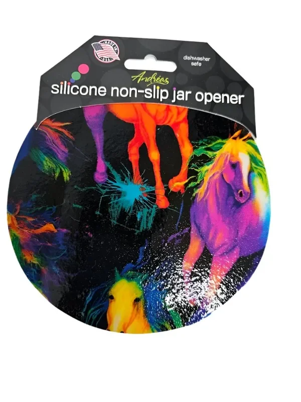 17 Jar Opener – Colorful Horses