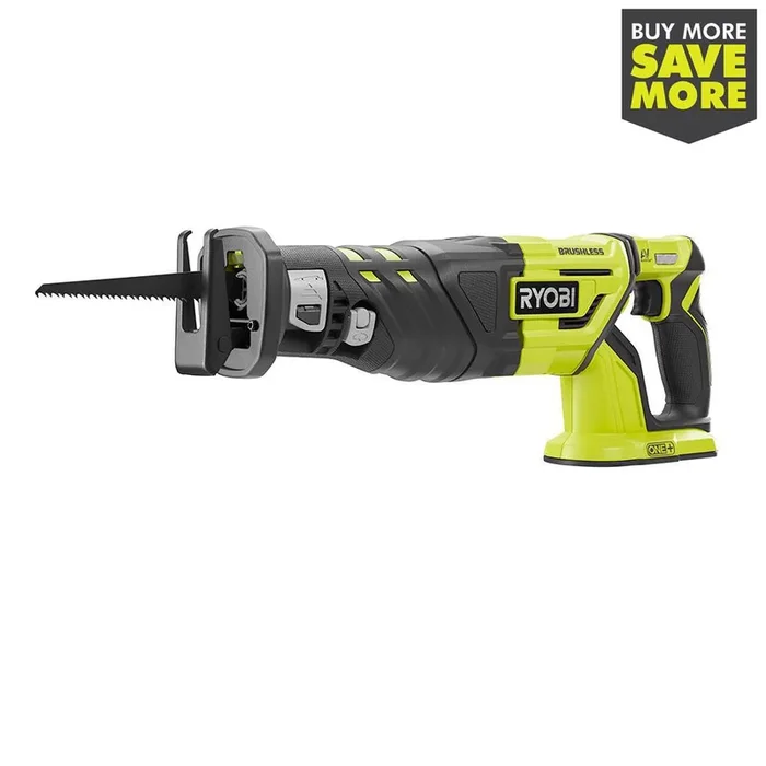 18-Volt ONE+ Cordless Brushless Reciprocating Saw (Tool Only) with Wood Cutting Blade