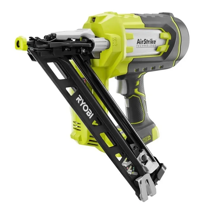 18-Volt ONE+ Lithium-Ion Cordless AirStrike 15-Gauge Angled Finish Nailer (Tool Only) with Sample Nails