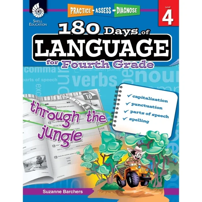 180 Days Of Language Grade 4