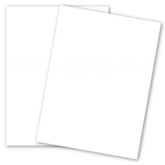 18X12 111# White Explorer (Titan) Digital Silk (Dull) Cover – 500 Pk
