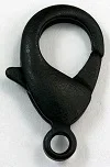 19mm Electroplated Lobster Clasp – Matte Black