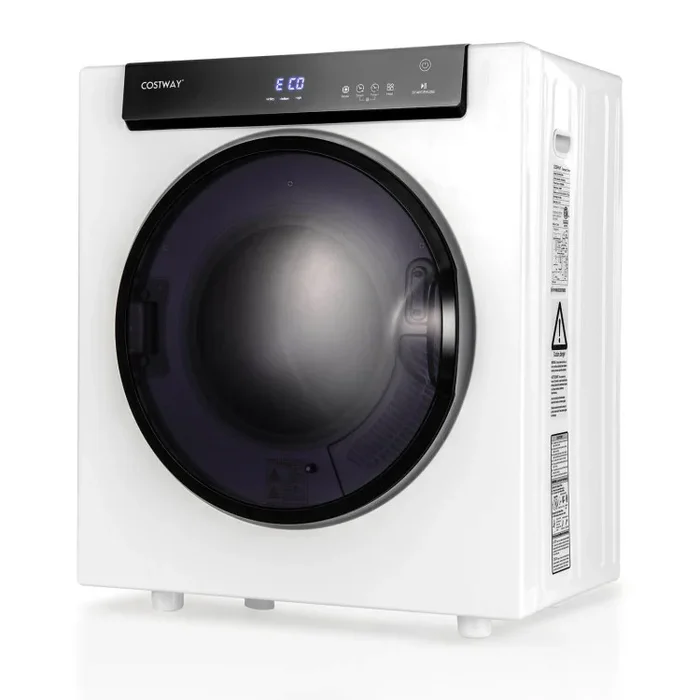 2.6 Cu.ft Compact Portable Clothes Dryer with Touch Panel and 2 Modes