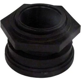 2” PP THREADED BH w/ VITON