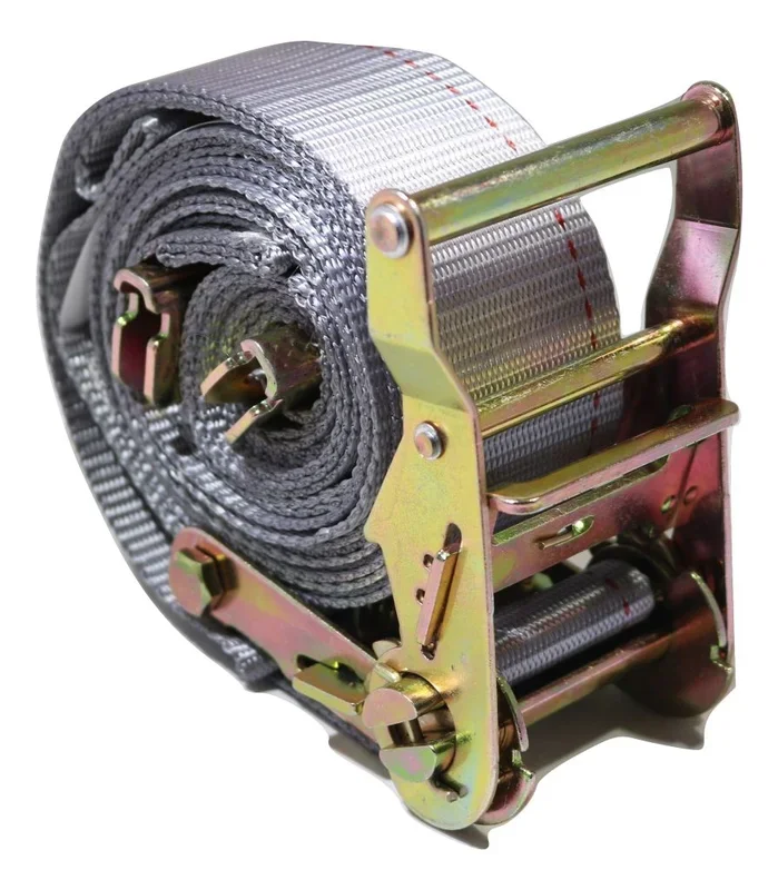 2″ x 16 Ft Interior Van Ratchet E-Track Strap w/ Spring E Fittings | R16E
