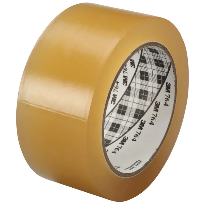 2″ x 36 yds. Clear 3M 764 Vinyl Tape 6/Case