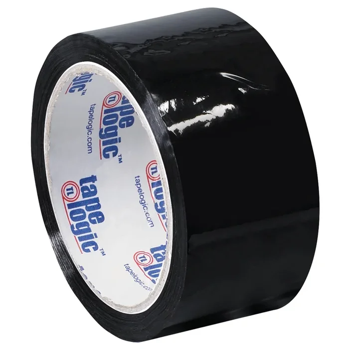 2″ x 55 Yard Black (2.2 mil) Carton Sealing Tape 36/Case