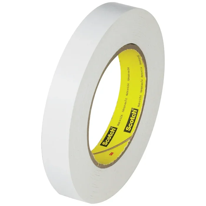 2″ x 60 yds. 3M 256 White Flatback Tape 12/Case