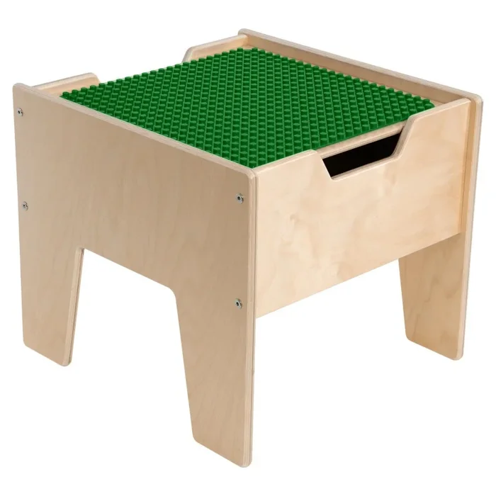 2-N-1 Activity Table With Green Duplo Compatible Top – Rta