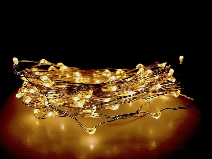 20 ft. 100-LED Integrated LED Solar Copper String Light
