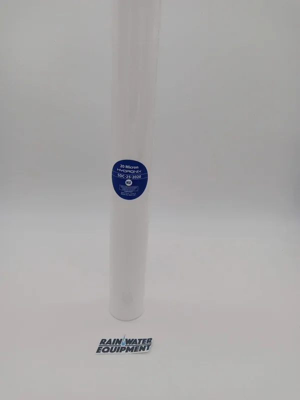 20 to 20 Micron Dual Gradient Sediment Filter – 2.5″ x 20″