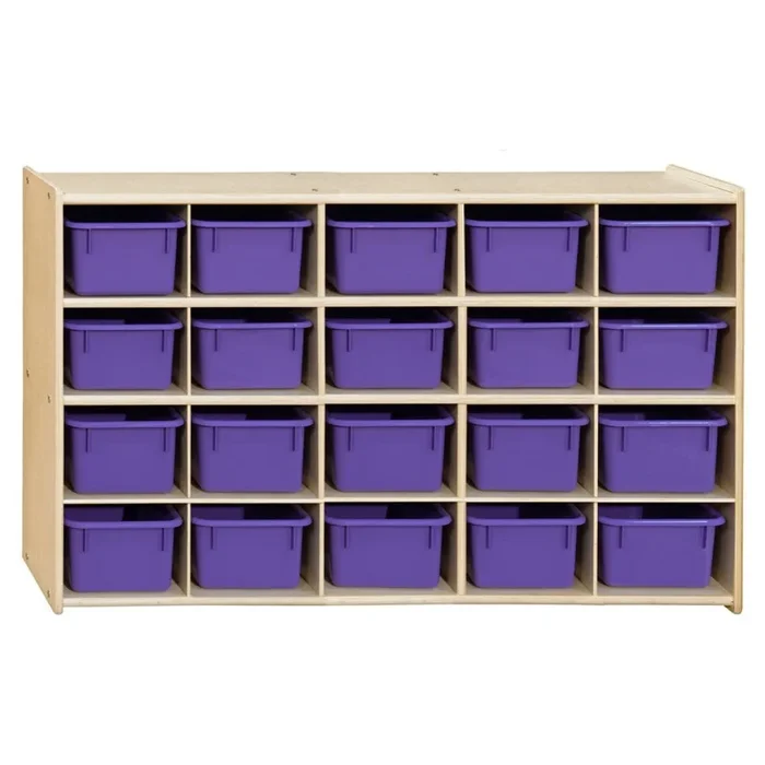 20 Tray Storage with Purple Trays – Contender