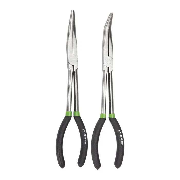 20° Offset & 45° Angle Long Reach Pliers, 2 Pc.