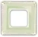 20mm Square Cosmic Ring Luminous Green
