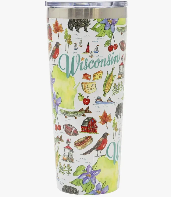 22 oz. Stainless Steel Tumbler WI