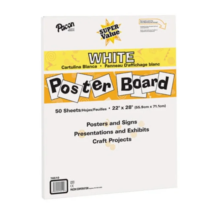 22X28 Super Value Poster Board 50Ct Pack