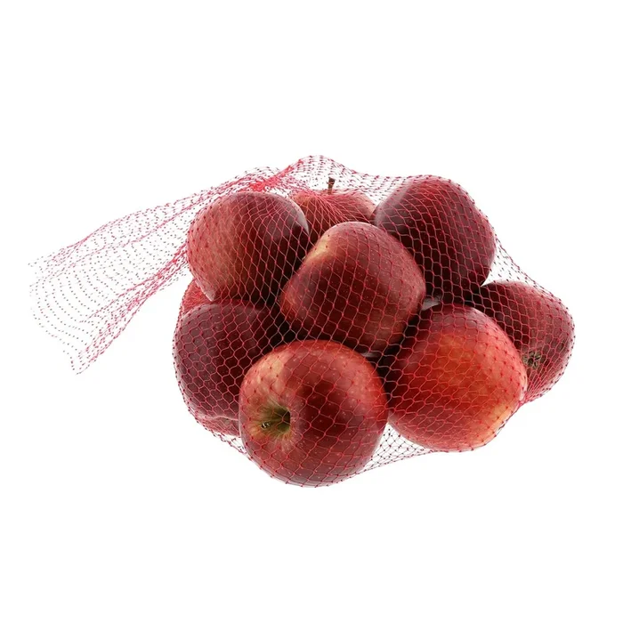 24″ Red Plastic Mesh Bags, Case of 1,000