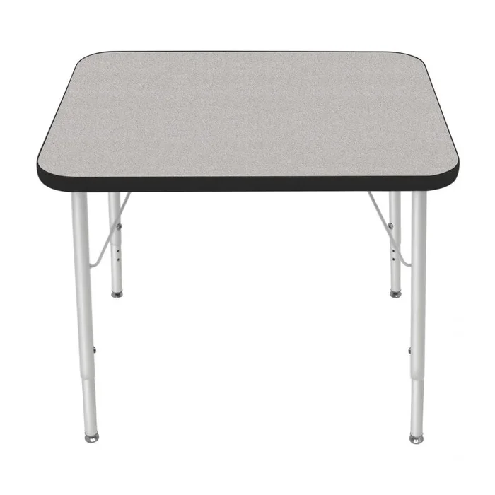 24″ x 30″ Rectangle Table – Gray Nebula Top and Black Edge Color